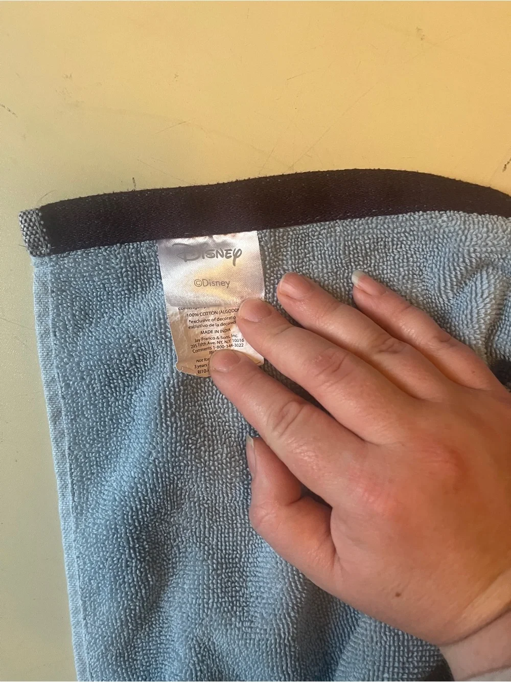 Disney Stitch Embroidered Towels from Boxlunch - Blue & White